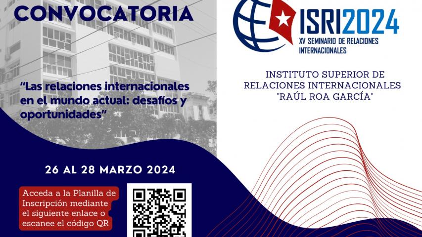 Convocatoria evento ISRI 2024