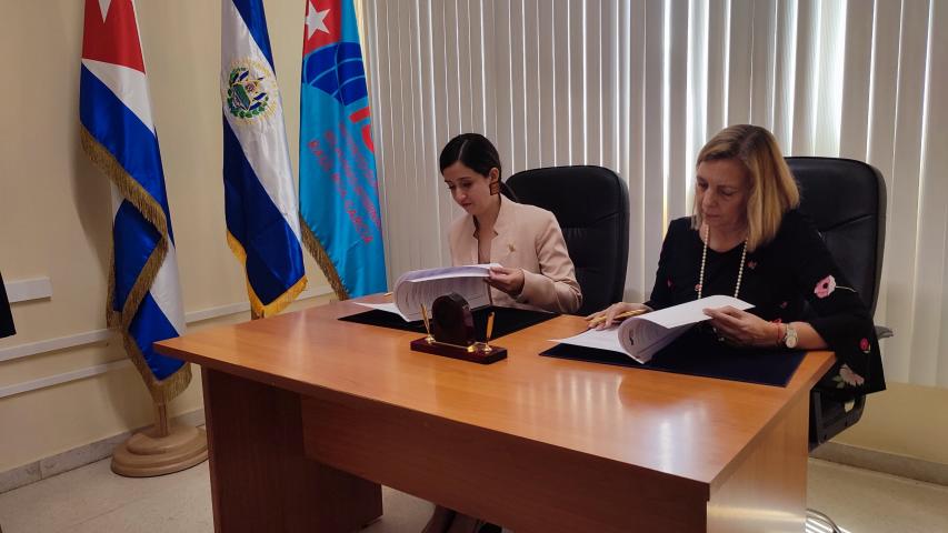 Viceministras de Relaciones Exteriores de Cuba y de El Salvador