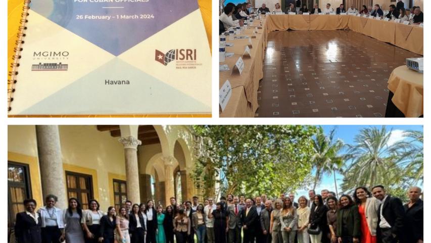Seminario sobre Diplomacia Ambiental y Cambios Climáticos en el Hotel Nacional de Cuba