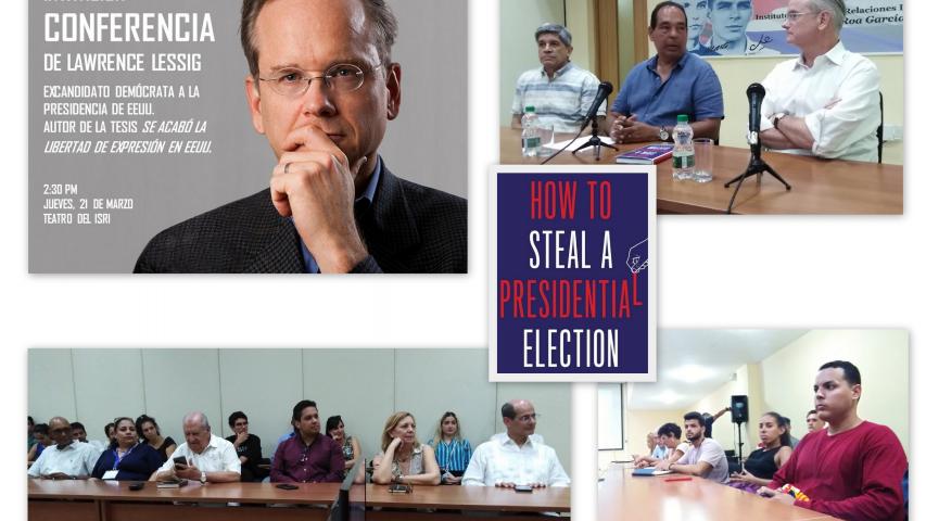 Conferencia de Lawrence Lessig, excandidato democrata a la presidencia de EEUU