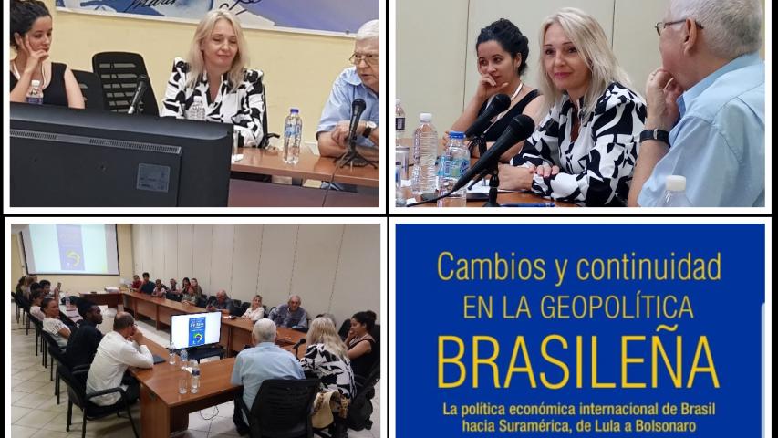 Presentación del libro "Cambios y continuidad en la geopolítica brasileña, la política económica internacional de Brasil hacia Suramérica, de Lula a Bolsonaro"