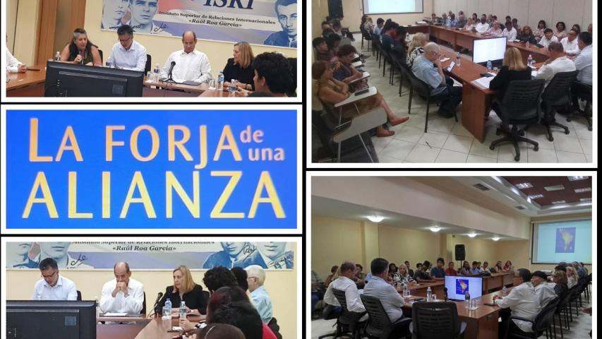 Lanzamiento del libro "La forja de una alianza", de los autores Sacha Llorenti y Rogelio Sierra Díaz