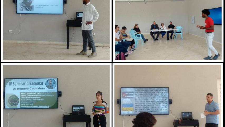 IV Edición del Seminario "Al hombre de Caguairán" realizado en el   Centro Fidel Castro