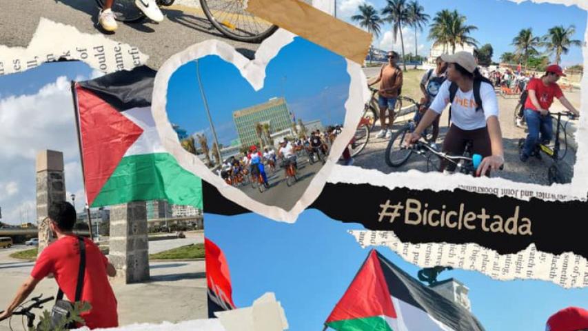 Bicicletada en saludo al reinicio de nuestras luchas por la independencia el 24 de febrero y la Protesta de Baraguá