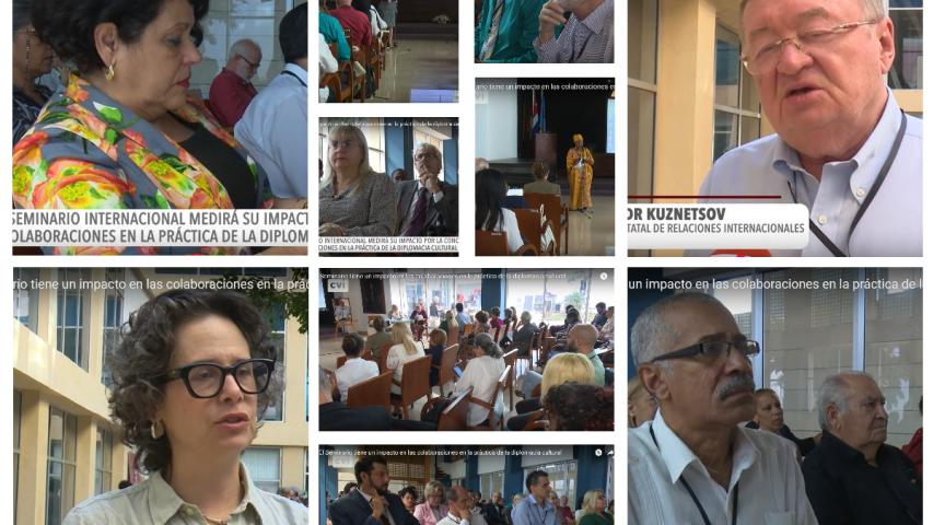 Concluyó este 27 de marzo en La Habana el Seminario Internacional de Diplomacia Cultural