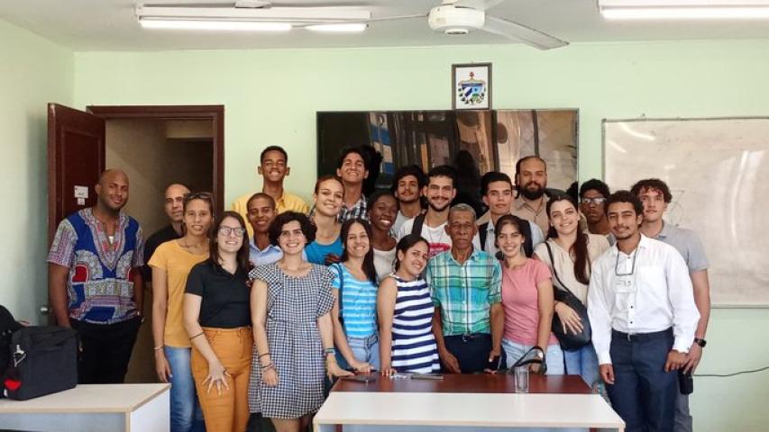 Estudiantes y profesores del ISRI dialogaron sobre la Protesta De Baraguá 