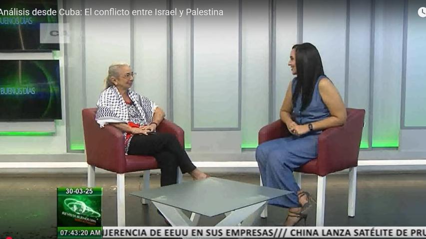 la mirada de la Doctora en Ciencias, María Elena Álvarez Acosta sobre el conflicto entre Israel y Palestina