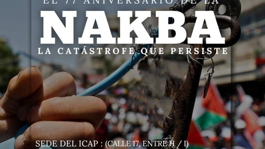 Acto Político - Cultural para conmemorar el aniversario 77 de la NAKBA Palestina