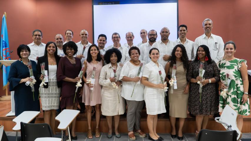 Ceremonia de graduación correspondiente a la 3ra edición de la Especialidad de Postgrado en Servicio Exterior en el  ISRI