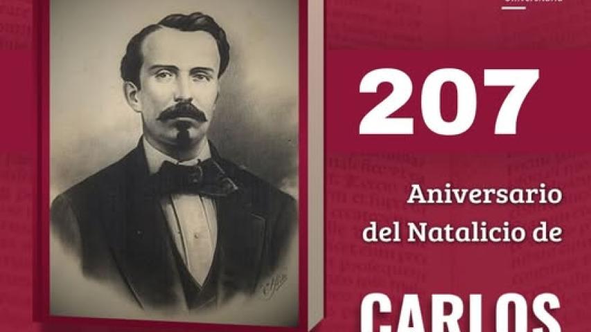 La FEU rinde homenaje a Carlos Manuel de Céspedes en el 207 aniversario de su natalicio
