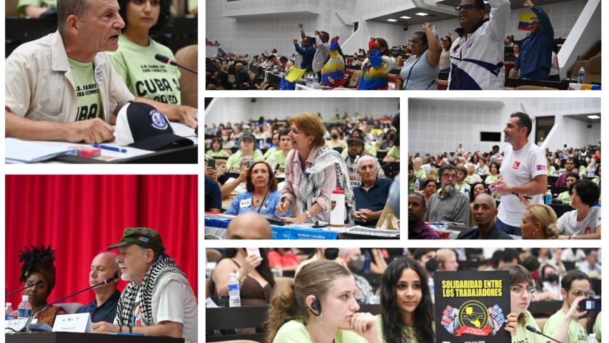 Encuentro de Solidaridad Internacional "Por un mundo sin bloqueo: solidaridad activa en el centenario de Fidel"