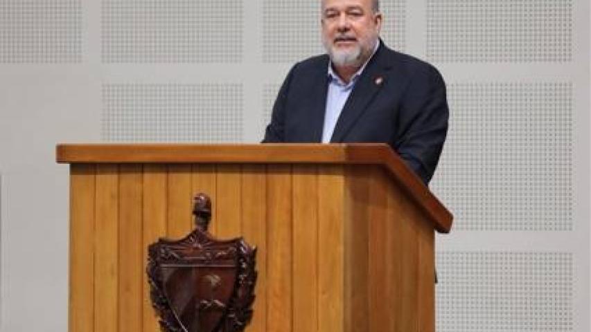 Evaluación de las transformaciones económicas en la ANPP. El primer ministro Manuel Marrero Cruz intervino ante el Parlamento para detallar el avance en la implementación de las 121 transformaciones económicas y sociales previstas para los meses de junio y julio.