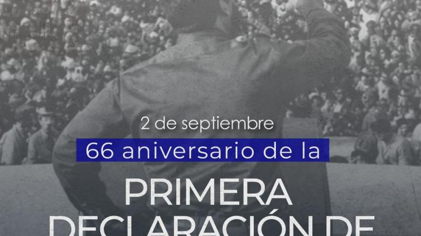 2 de septiembre,  La Primera Declaración de La Habana permanece como símbolo de la rebeldía de un pueblo que decidió ser libre y defender su soberanía frente a las agresiones y la arrogancia imperial.
