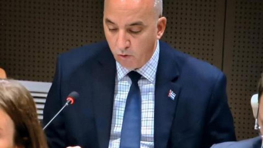 Cuba reafirmó ante el Consejo de Seguridad de la ONU la necesidad de un respeto irrestricto al Derecho Internacional y alertó sobre amenazas de agresión militar directa contra la Isla, denunciando el recrudecimiento del bloqueo y las medidas coercitivas de Estados Unidos.