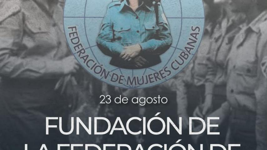 23 de agosto de 1960 nació la Federación de Mujeres Cubanas, expresión de la voluntad de unir a las mujeres 🇨🇺 y hacerlas protagonistas de la transformación social.