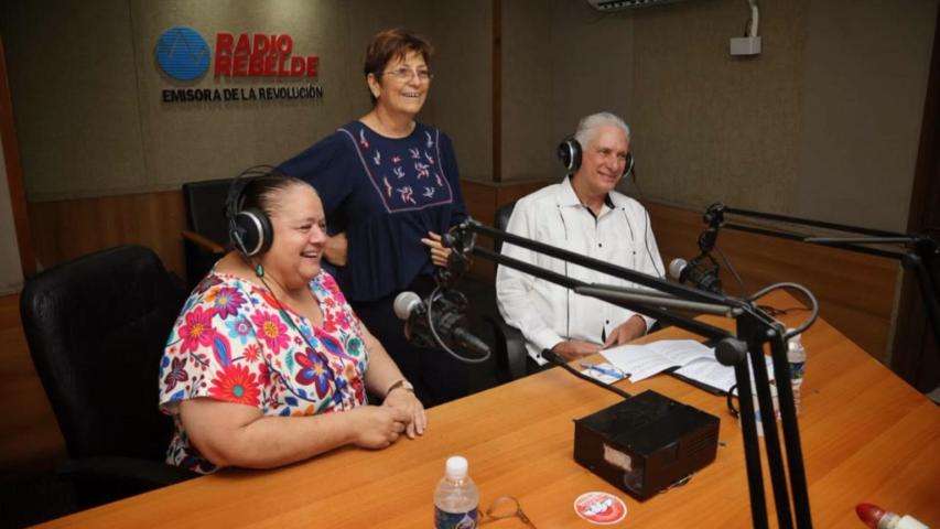presidente de la República, Miguel Díaz-Canel Bermúdez, anunció que la próxima salida al aire de Criterio Compartido, un nuevo programa de radio dedicado a abordar la realidad del país.